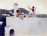 John Singer Sargent Sargent  Capri oil painting artist